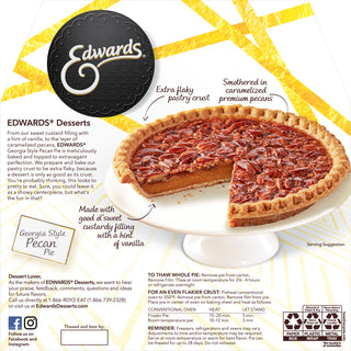 <i>EDWARDS</i>® Georgia Style Pecan Pie