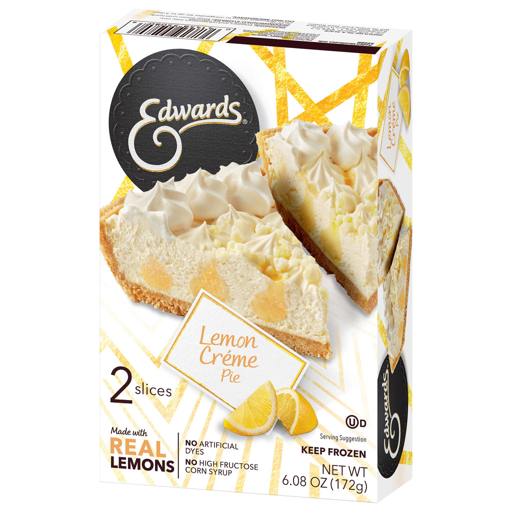EDWARDS® Lemon Crème Pie - 2 Slices – Edwards Desserts