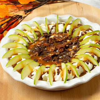 CARAMEL APPLE TURTLE CRÈME PIE